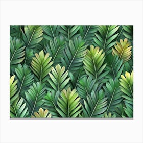 Tropical Leaves 27 Canvas Print