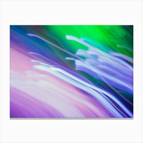 Streaks Of Light Colored Canvas Print