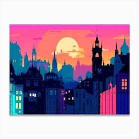 Prague Skyline Canvas Print
