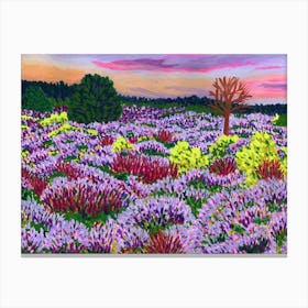 Purple Landscape Canvas Print
