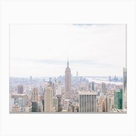 New York City Skyline View Canvas Print
