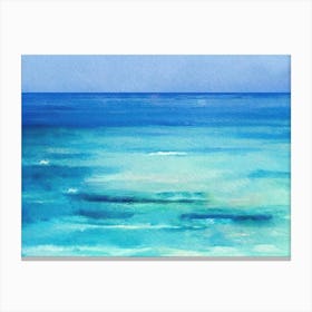 Ocean And Sky Canvas Print