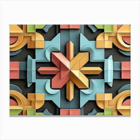 Geometric Pattern Canvas Print