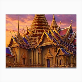 Grand Palace Of Thailand Canvas Print