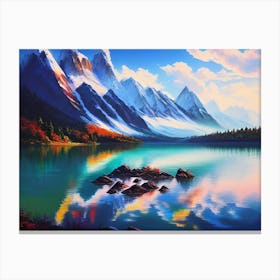 Mountain Lake 24 Canvas Print