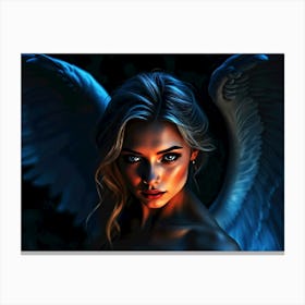 Angel Beauty - Diverse Art Illustration 3 Canvas Print