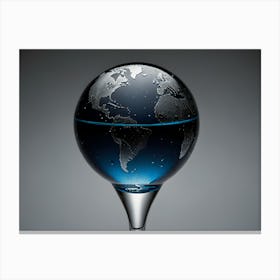 World Globe Canvas Print