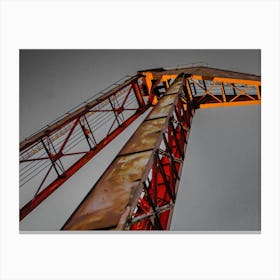 Crane Bridge Canvas Print