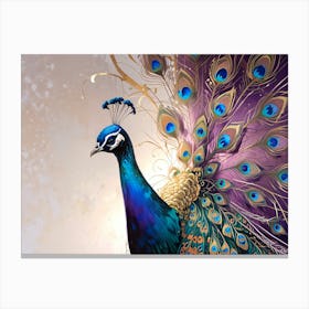 Peacock 26 Canvas Print