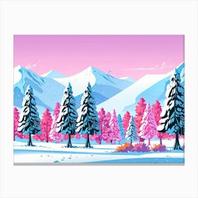 Winter Landscape 9 Canvas Print