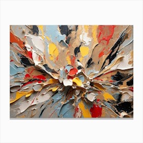 Default Abstract Expressionism Oil 4k 0 Canvas Print