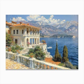 House On The Lake 2 Canvas Print