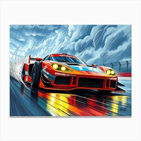 Porsche Gt1 Canvas Print