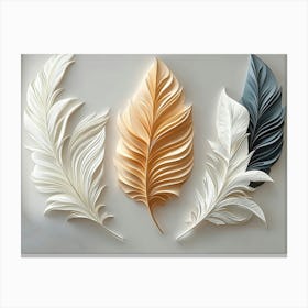 Feathers Wall Art Canvas Print