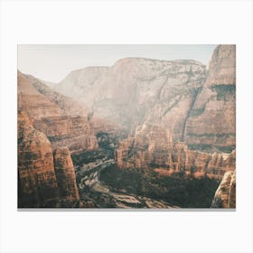 Virgin River Canyon Canvas Print