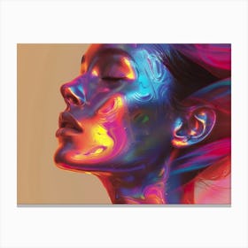 Holographic Painting Canvas Print