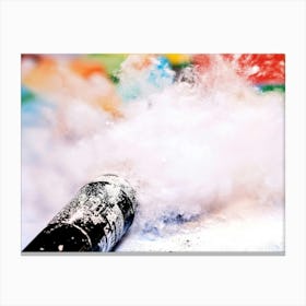 Spraying Paint Canvas Print