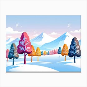 Winter Landscape 7 Canvas Print