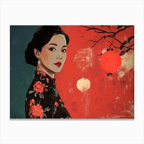 Chinese Woman Canvas Print