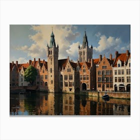 Bruges City 1  Canvas Print