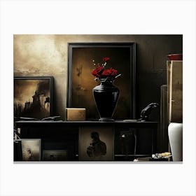 Room Full Of Paintings Canvas Print