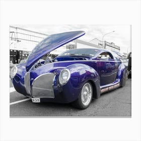 Blue Ford Coupe Canvas Print