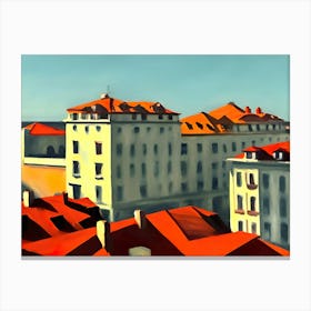 London Rooftops Canvas Print