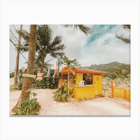 Beach Snack Shack Canvas Print