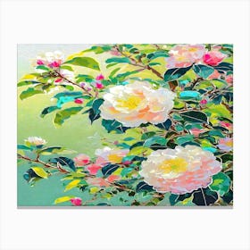 Camellia Painting 3 Canvas Print