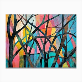 Trees In The Forest 3 Canvas Print