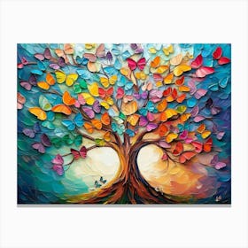 With Colorful Bright Canvas Print