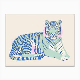 Relaxing Tiger 2 Canvas Print