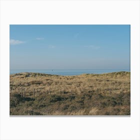 Spot the person Scheveningen Canvas Print