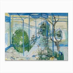 Blue Garden Canvas Print