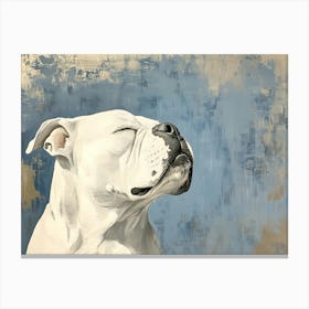 Minimal Bulldog Canvas Print