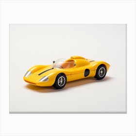 Toy Car Yellow Race Car 2 Canvas Print