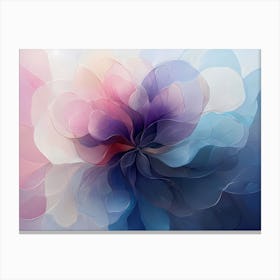 Abstract Flower 11 Canvas Print