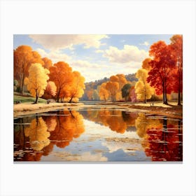 Autumn Reflections Canvas Print