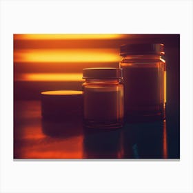 Medicine Jars Canvas Print