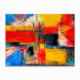 Acrylic Extruded Painting 405 Canvas Print