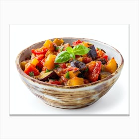 Vegetable Stew In A Bowl 7 Canvas Print