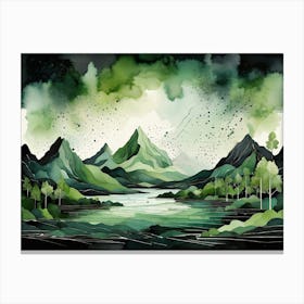 Mountain Landscape 19 Canvas Print