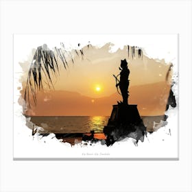 Kep Beach, Kep, Cambodia Canvas Print