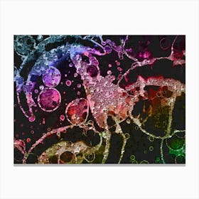 Japanese Mosaic Abstraction Canvas Print