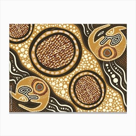 Aboriginal Painting Canvas Print