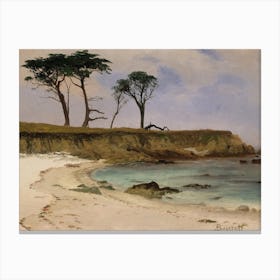 Sea Cove, Albert Bierstadt Canvas Print