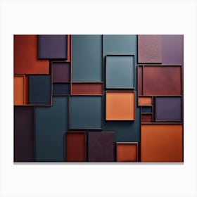 Abstract Wall - Abstract Stock Videos & Royalty-Free Footage Canvas Print