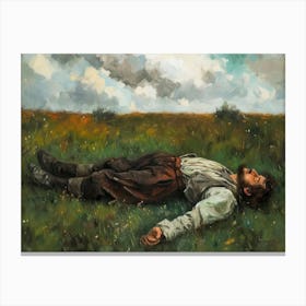 Contemporary Artwork Inspired By Gustave Courbet 3 Canvas Print