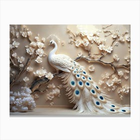 Peacock 18 Canvas Print