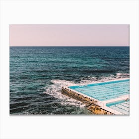 Pools By The Oceant, Bondi Beach Sydney Canvas Print